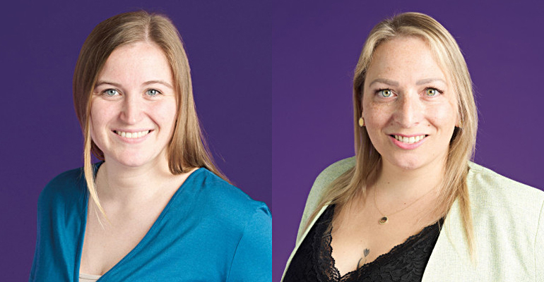 Alexandra Lang (links) und Carina Bachner Alexandra Lang (links) und Carina Bachner